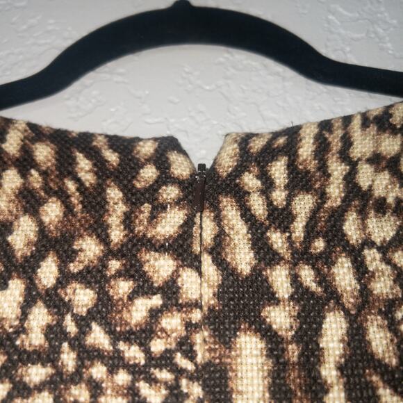 Michael Kors Brown Leopard Print Cotton‎ Tank Dress Size 2 - Picture 6 of 6